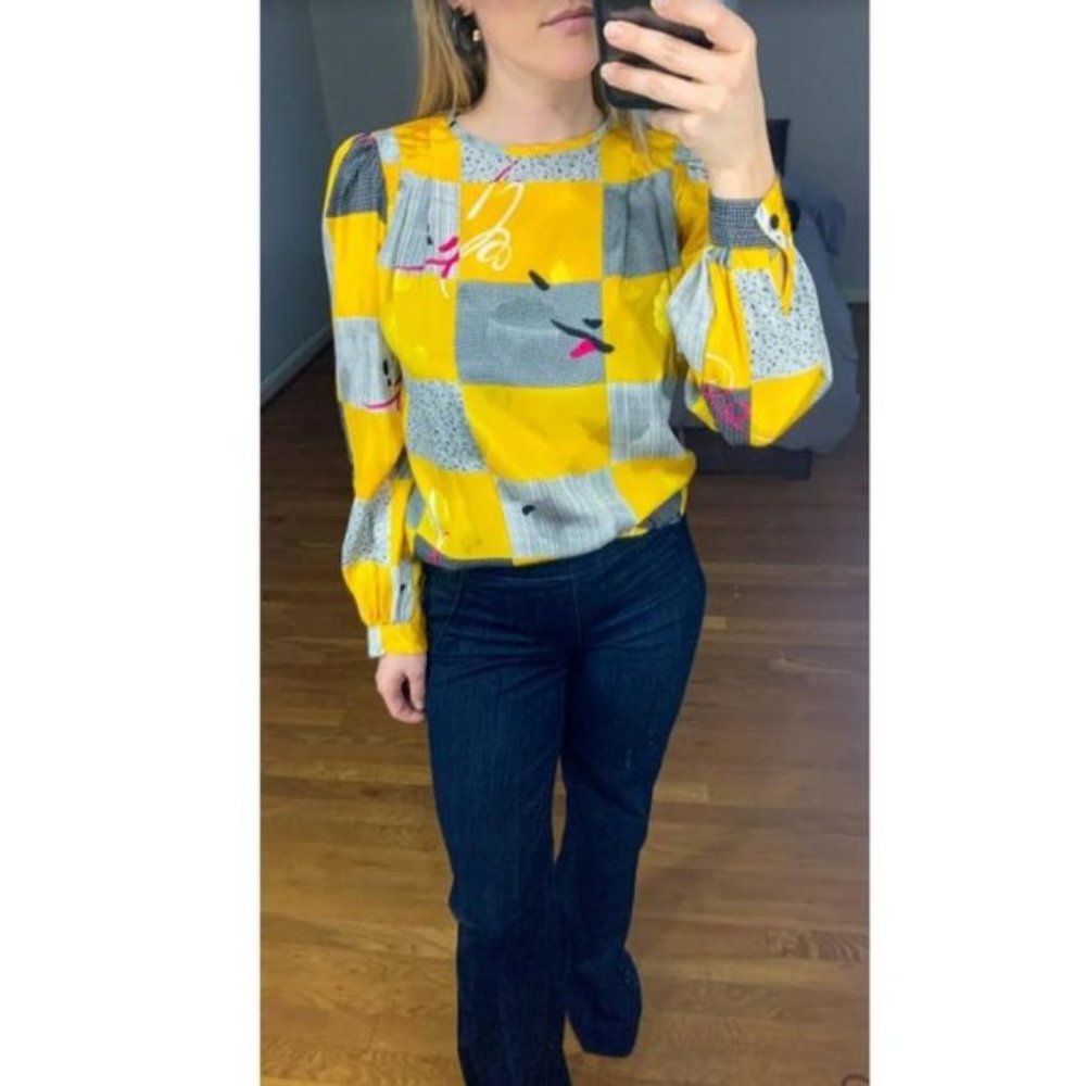 SOLD- *Vintage* Silky Blouse